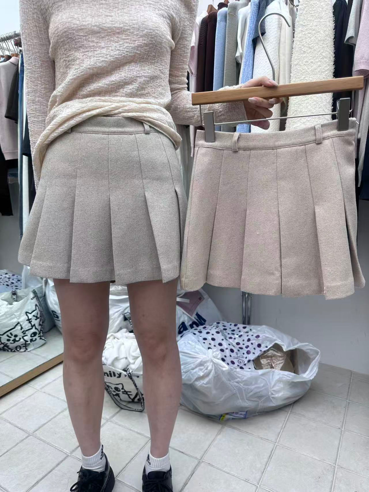 Pleated Skirt