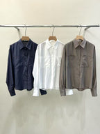 Linen Pocket Blouse