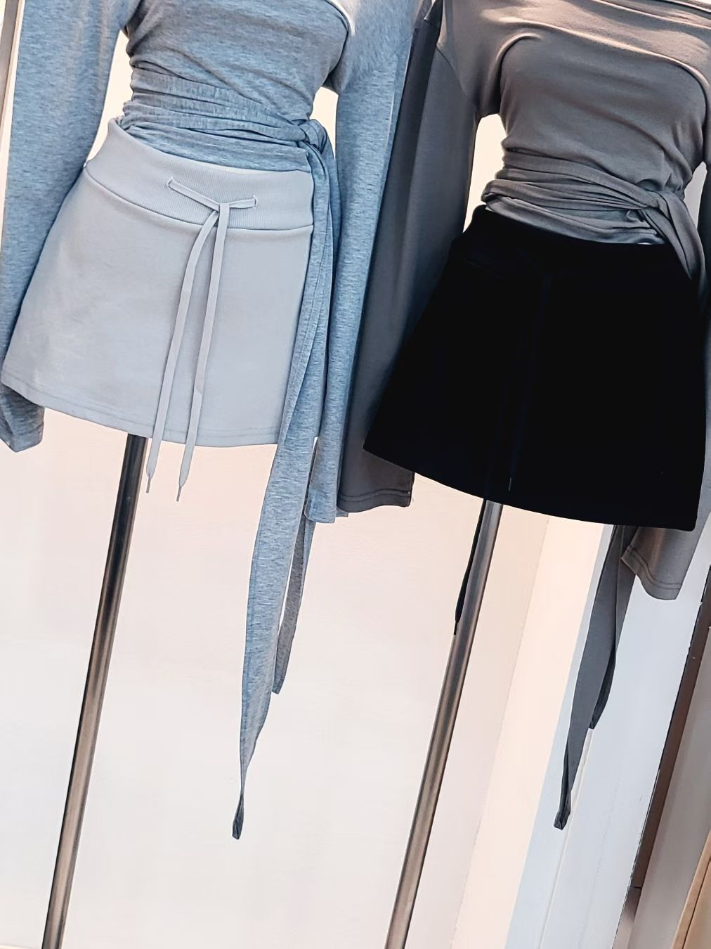 Cotton Skirt with Under