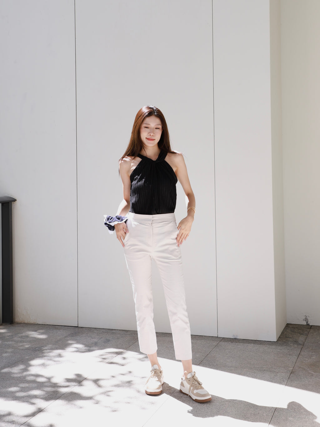 Chiffon Office Slim Pants