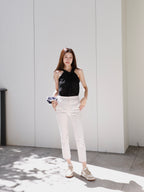 Chiffon Office Slim Pants