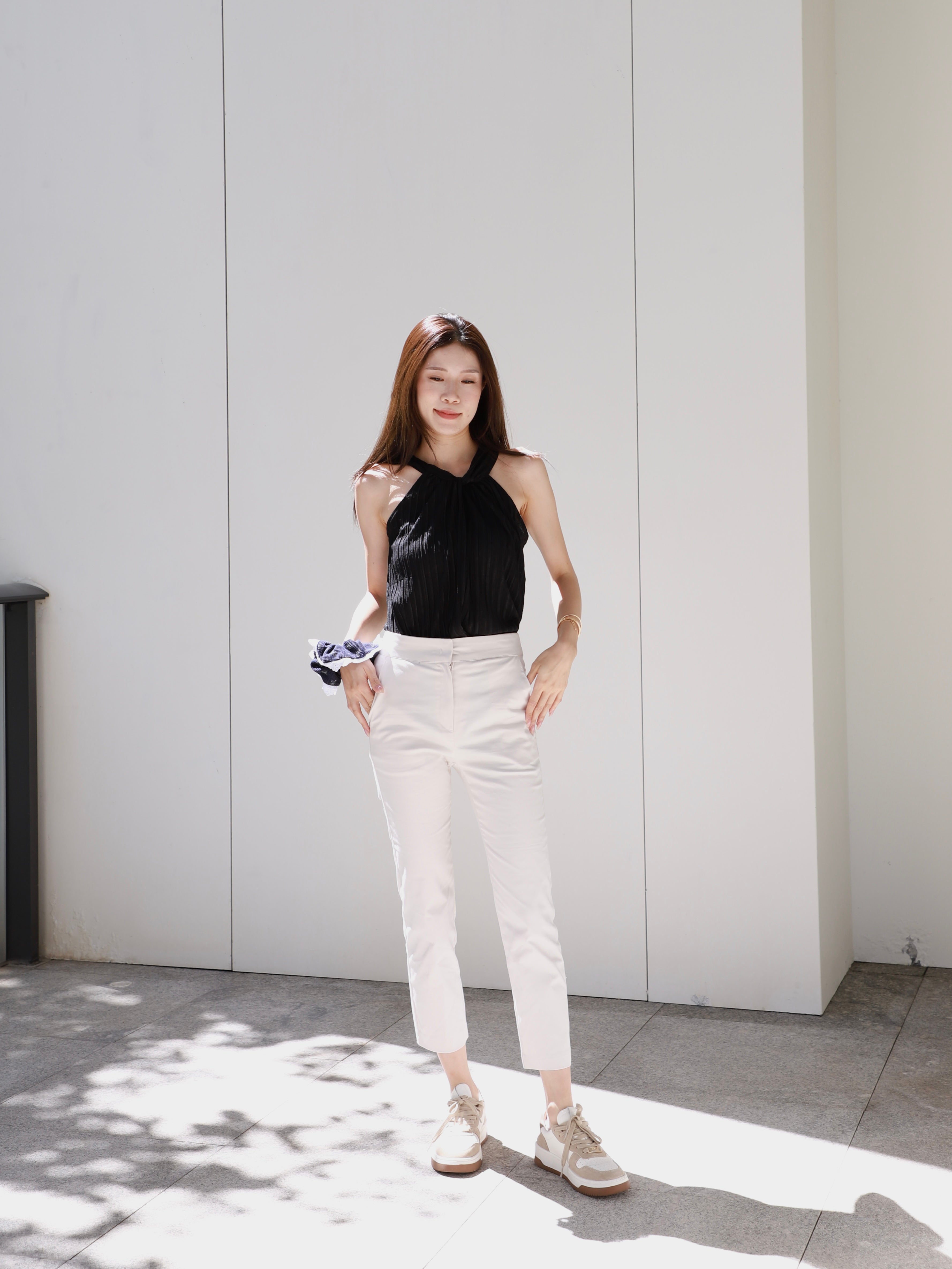 Chiffon Office Slim Pants