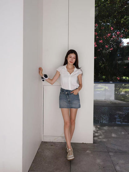 Shirt Linen Tank Top