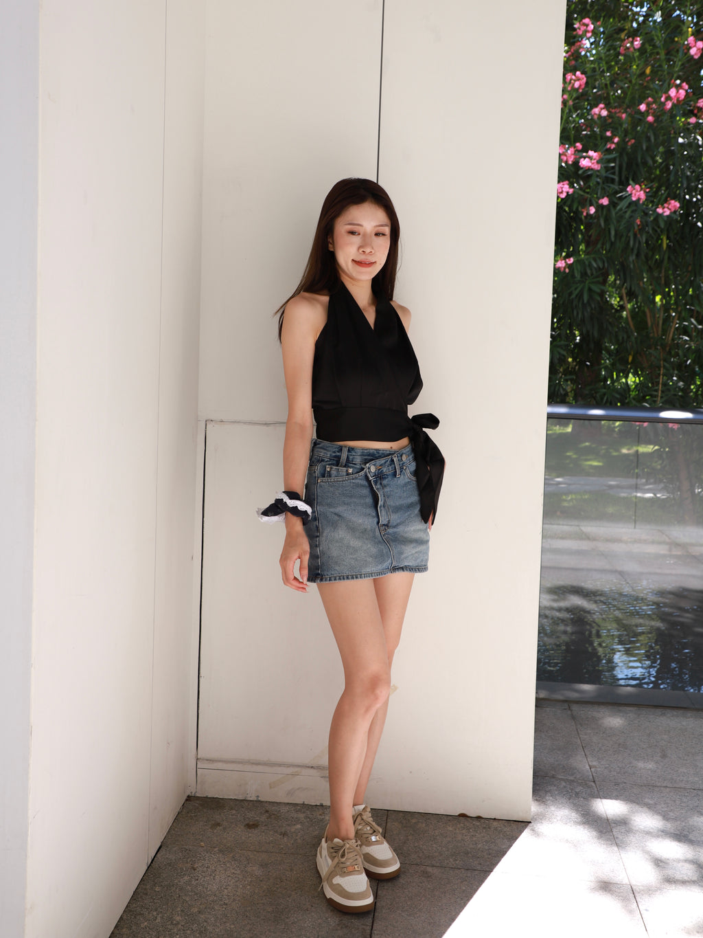 Low Waist Denim Skirt