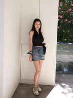 Low Waist Denim Skirt