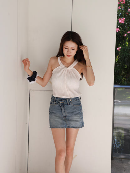 Cross Neck Tank Top