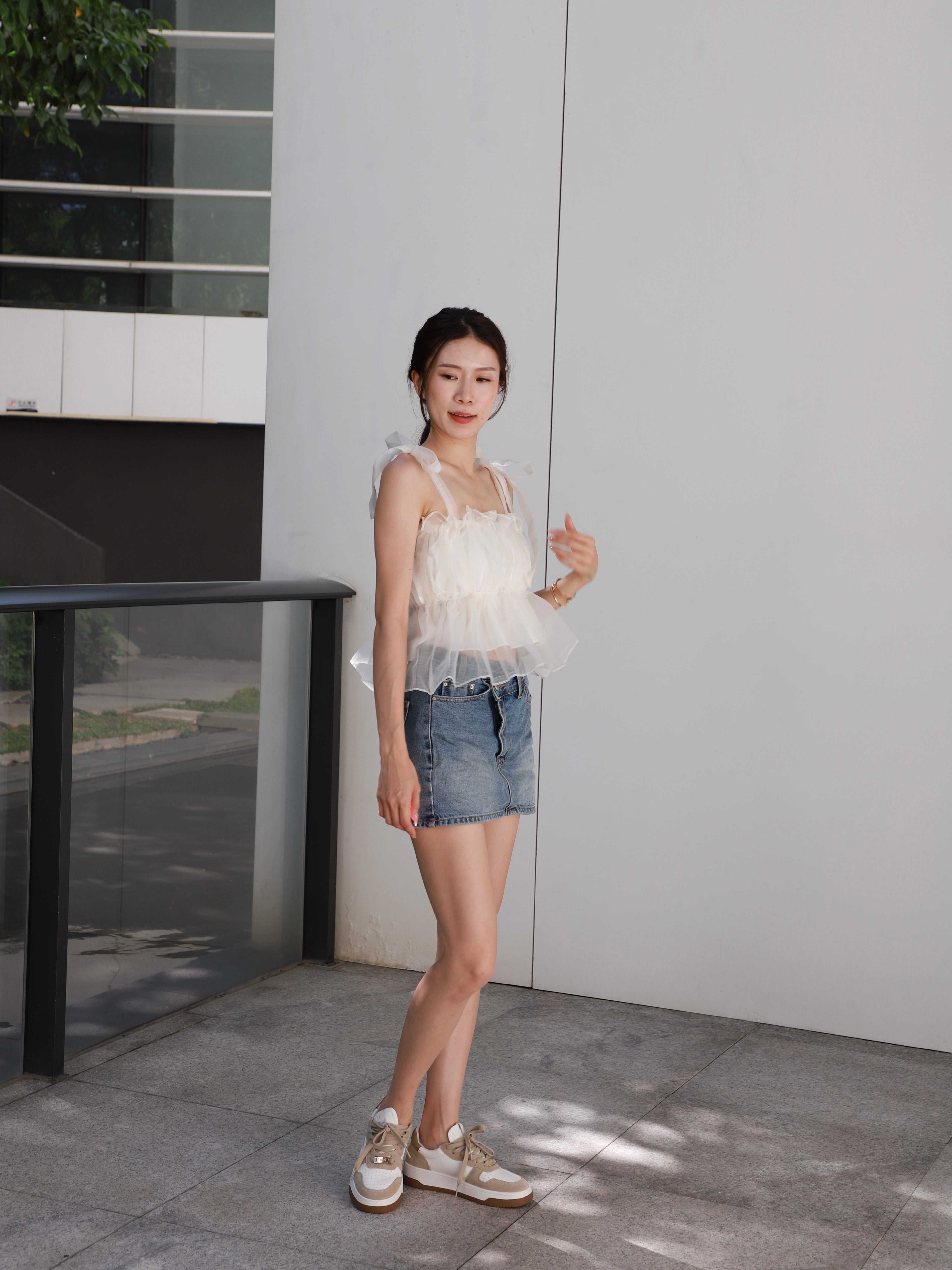 See Through Puffy Tank Top