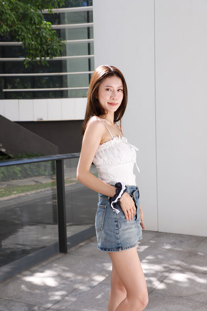 Half Lace Tank Top