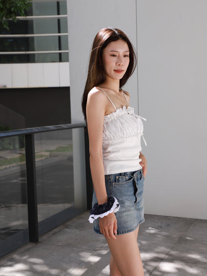 Half Lace Tank Top
