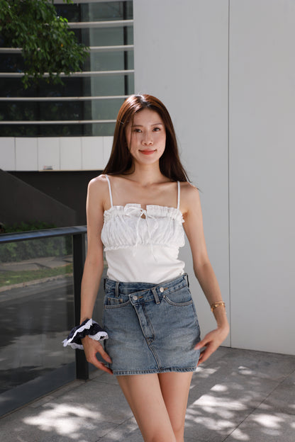 Half Lace Tank Top