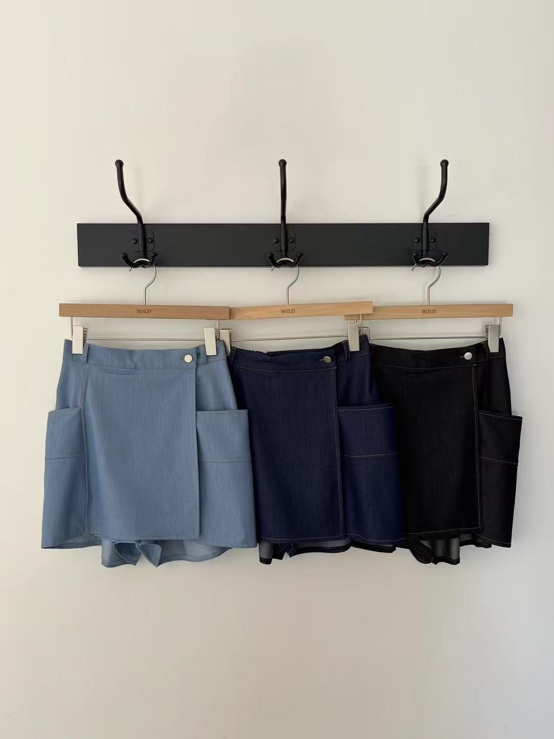 Denim Like Mini Skirt