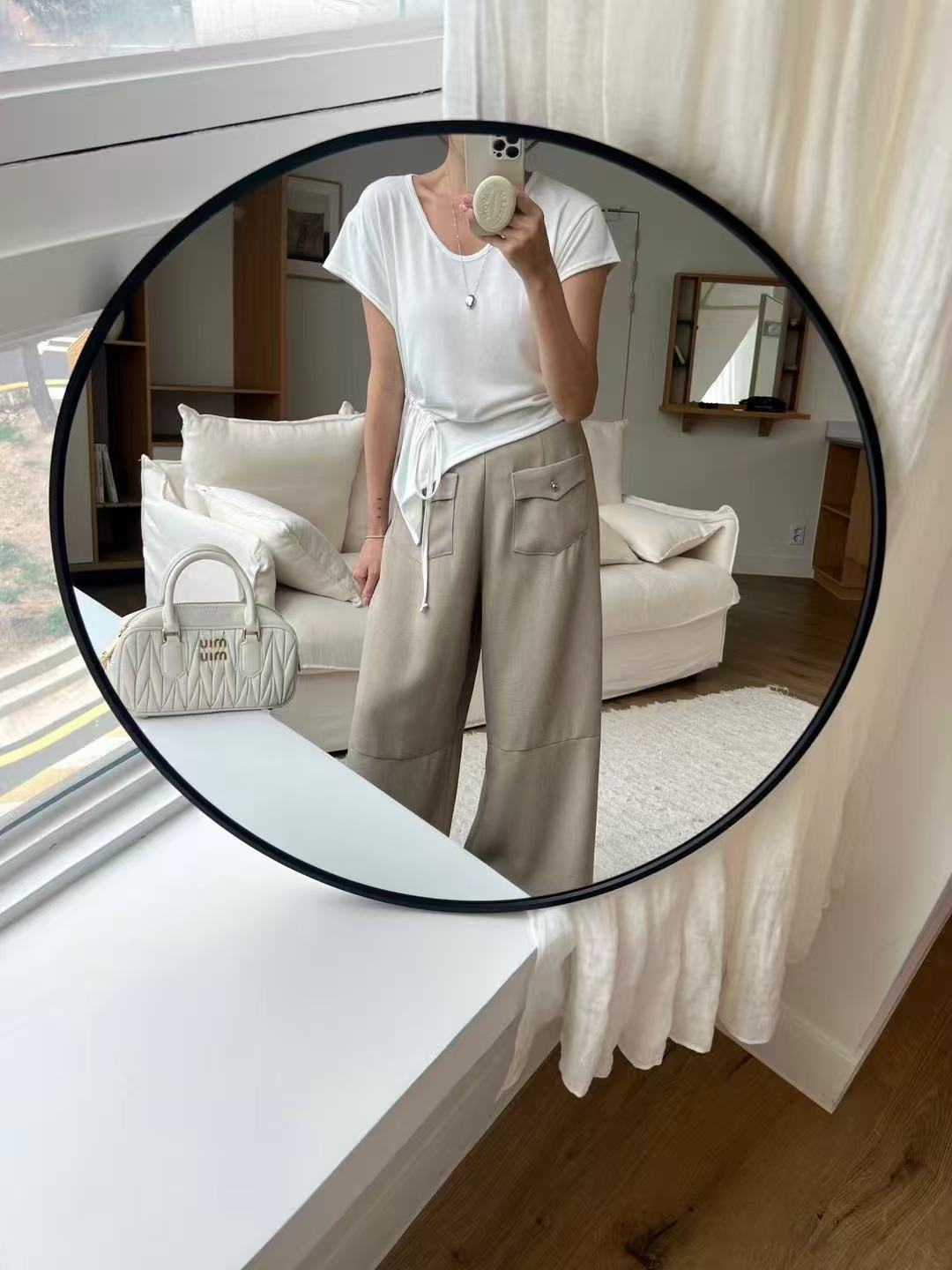 Tweed Thin Office Pants