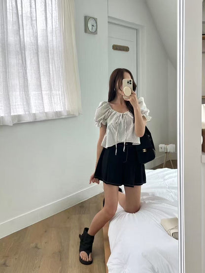 Chiffon A lined Pants