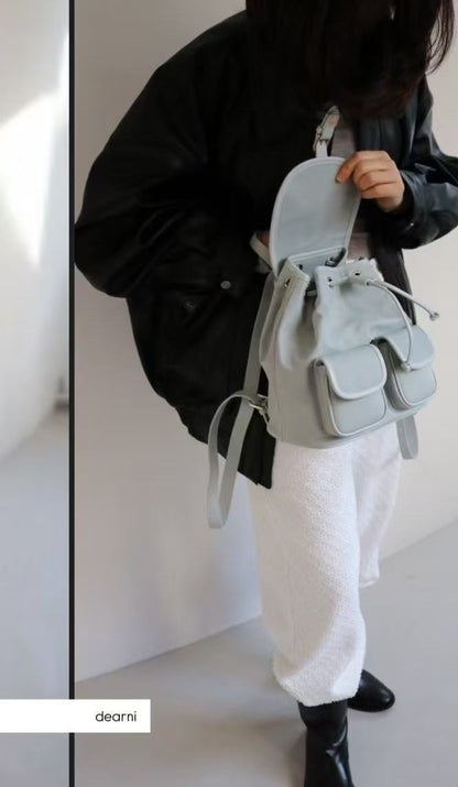 Nylon Double Side Backpack