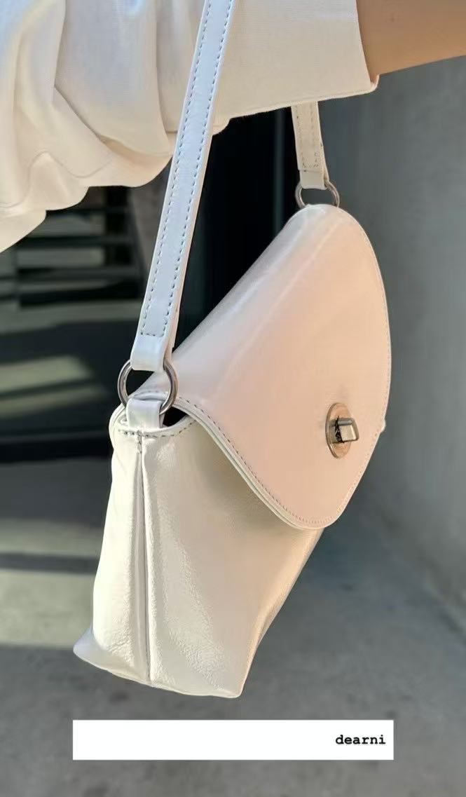 Sliver Button Handbag