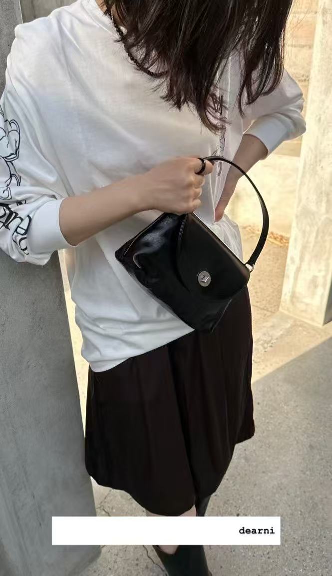 Sliver Button Handbag