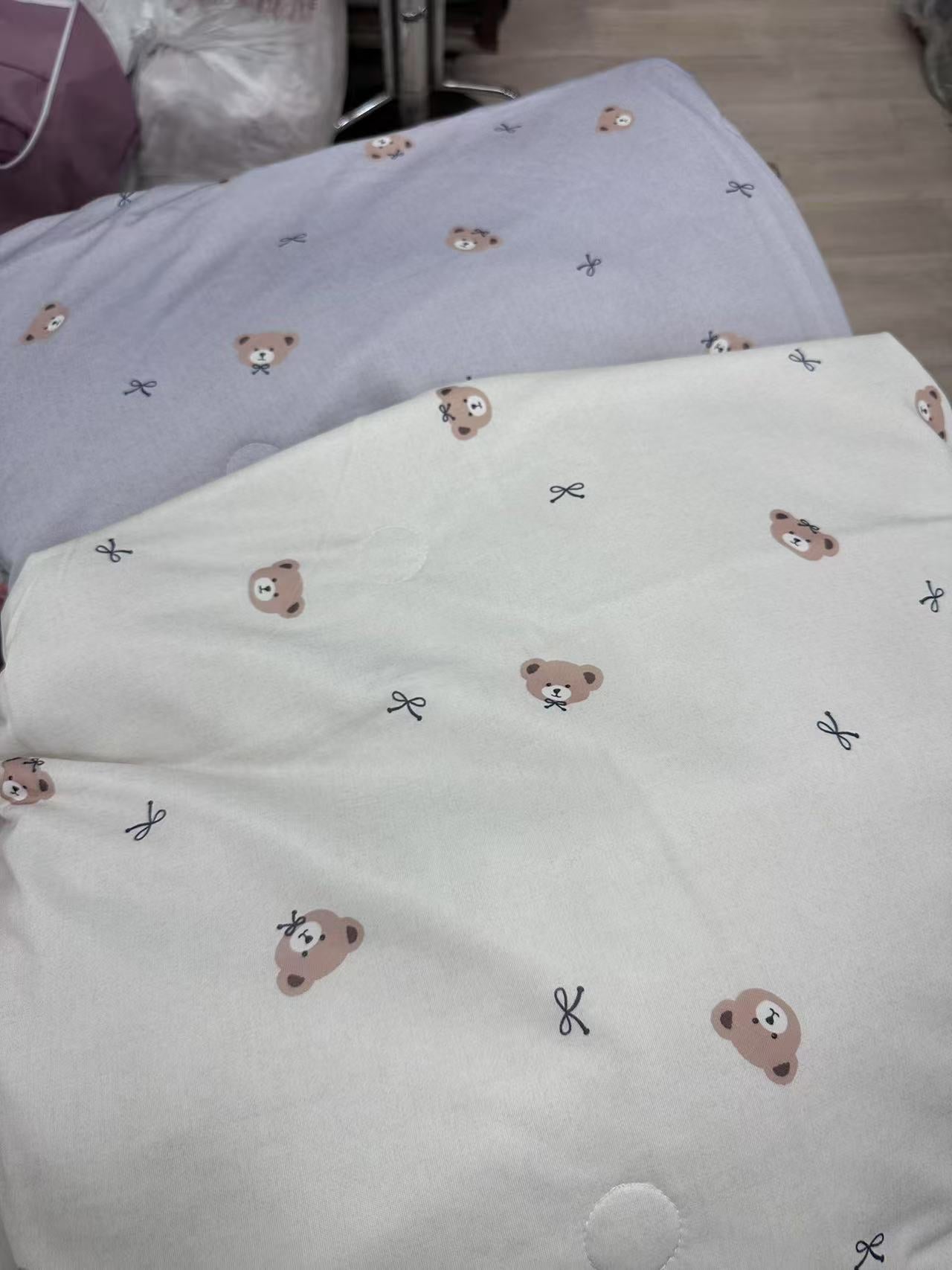 <降温！紗涼感被> 熊啤啤蝴蝶結款