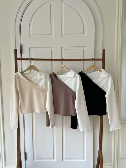 Shirt Off Shoulder Top