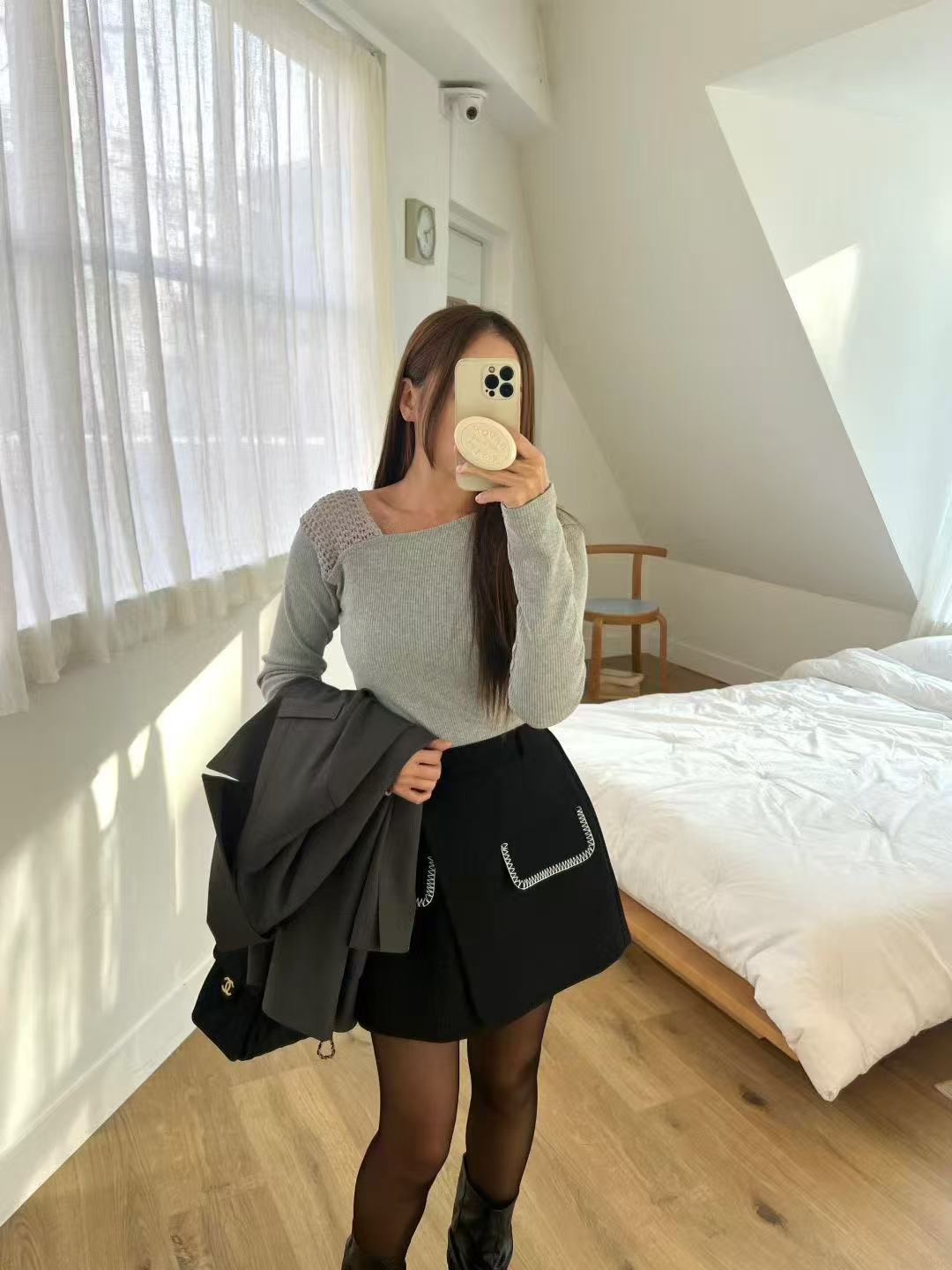 Knitted One Side Top