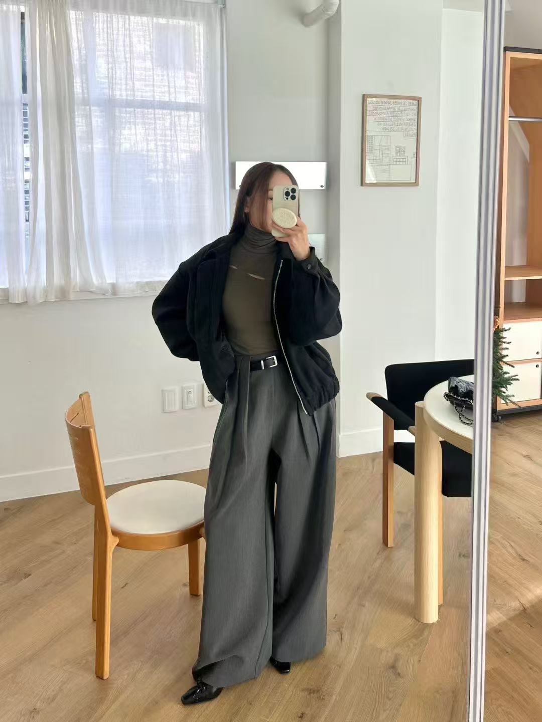 Belt in Chiffon Pants