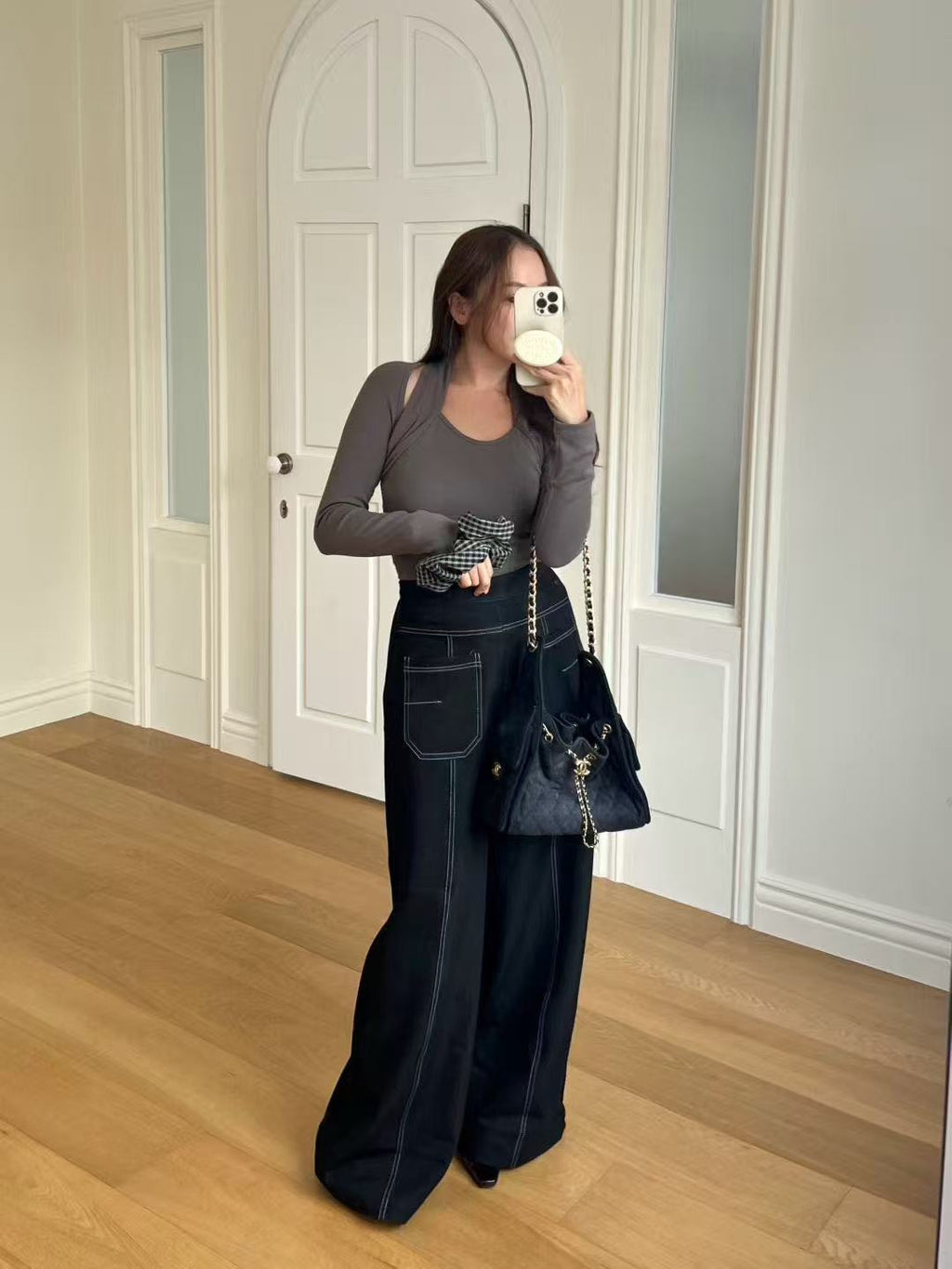 Lined Chiffon Pants