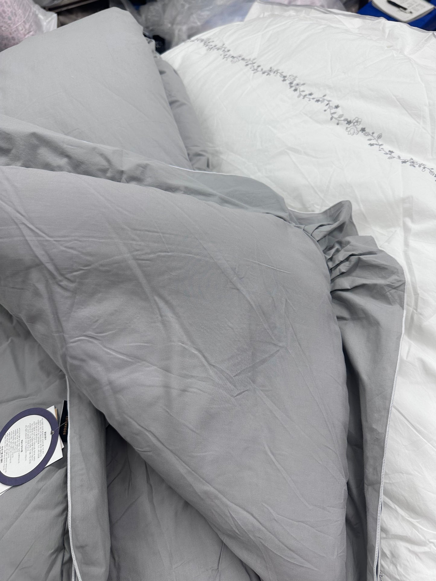 韓國天絲棉被酒店級刺繡款