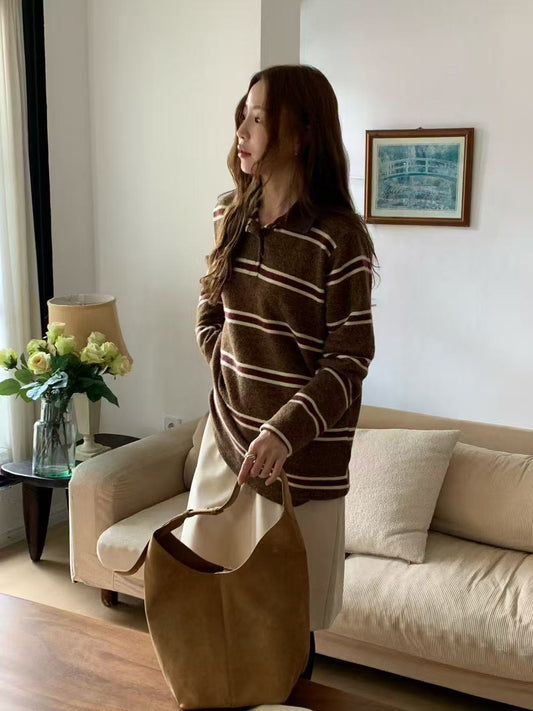 40% Wool Striped Top