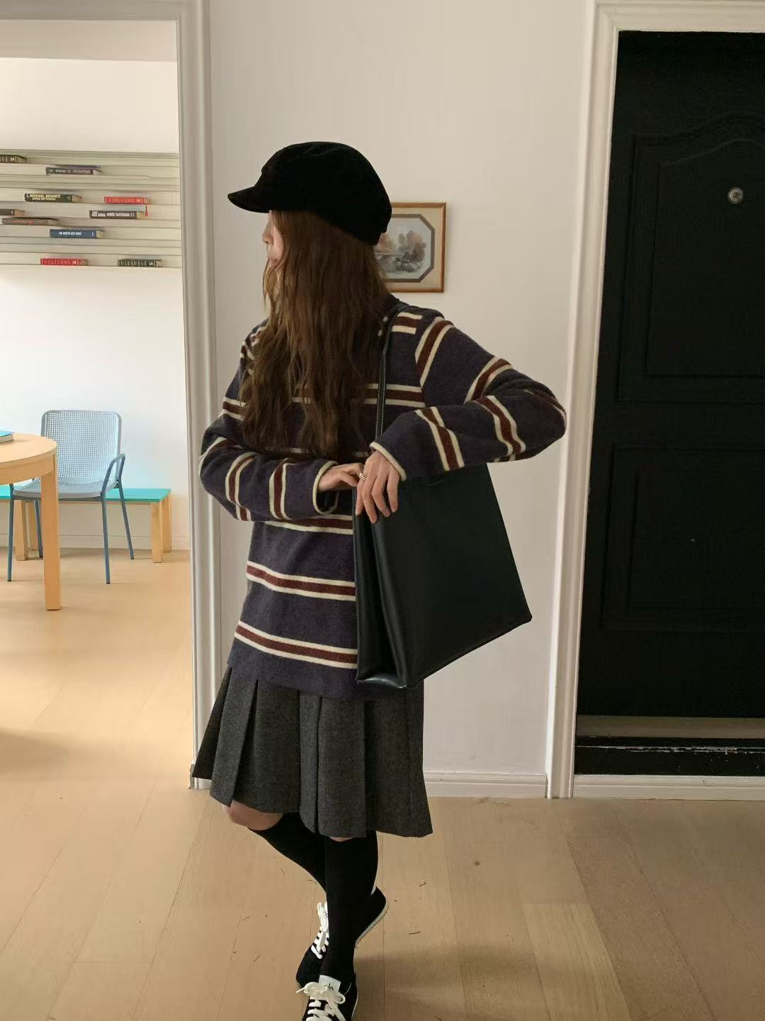 40% Wool Striped Top