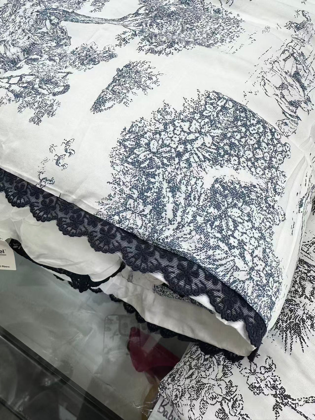 韓國天絲棉被蕾絲經典花花