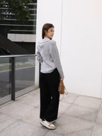 V Button Oversized Sweater