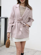 Doubled Wool Pink Blazer