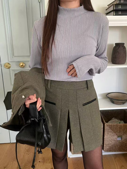 Half Turtle Long Sleeves Top