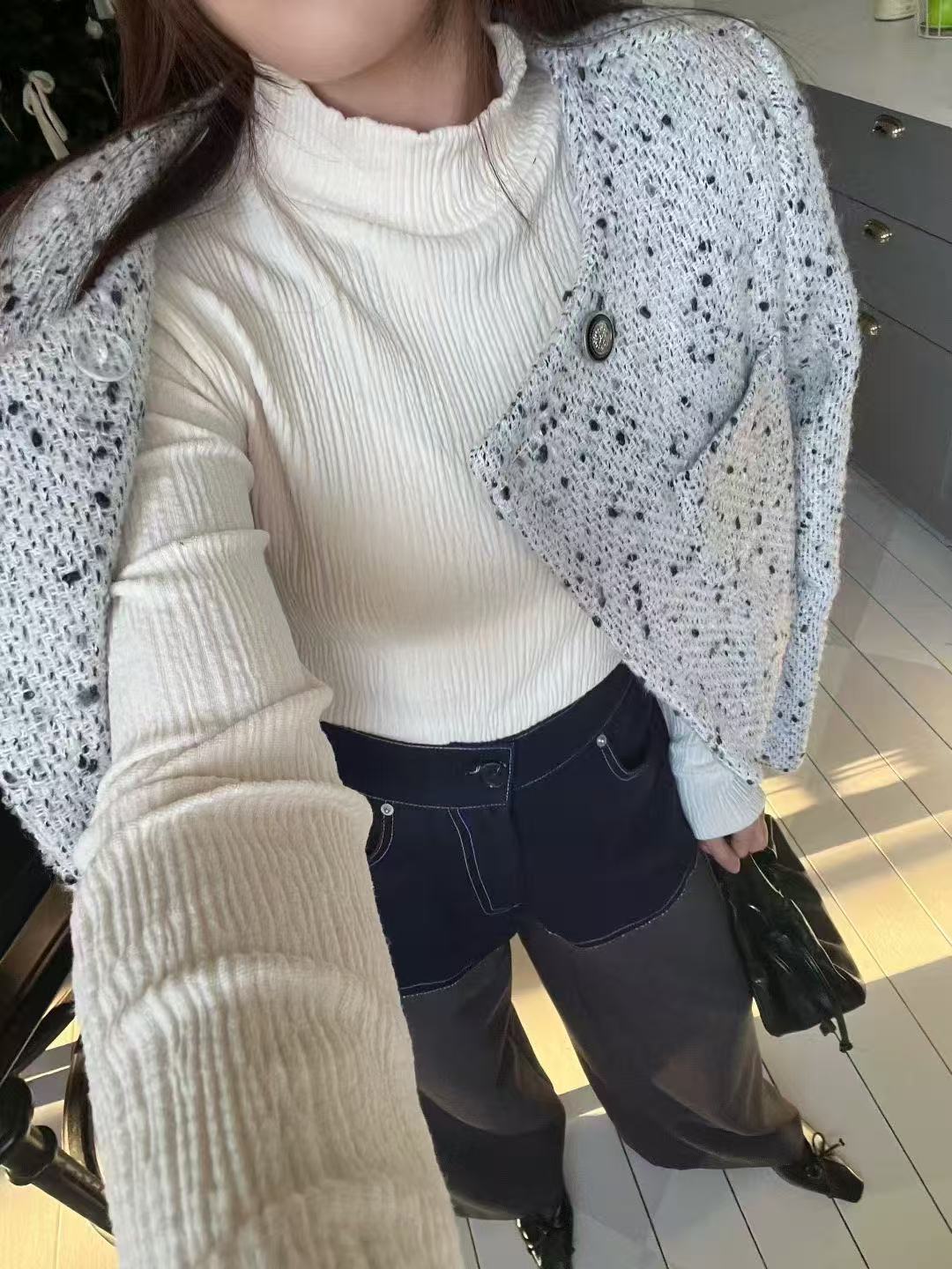 Tweed Snow Cropped Jacket