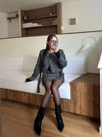 Tweed Snow Cropped Jacket