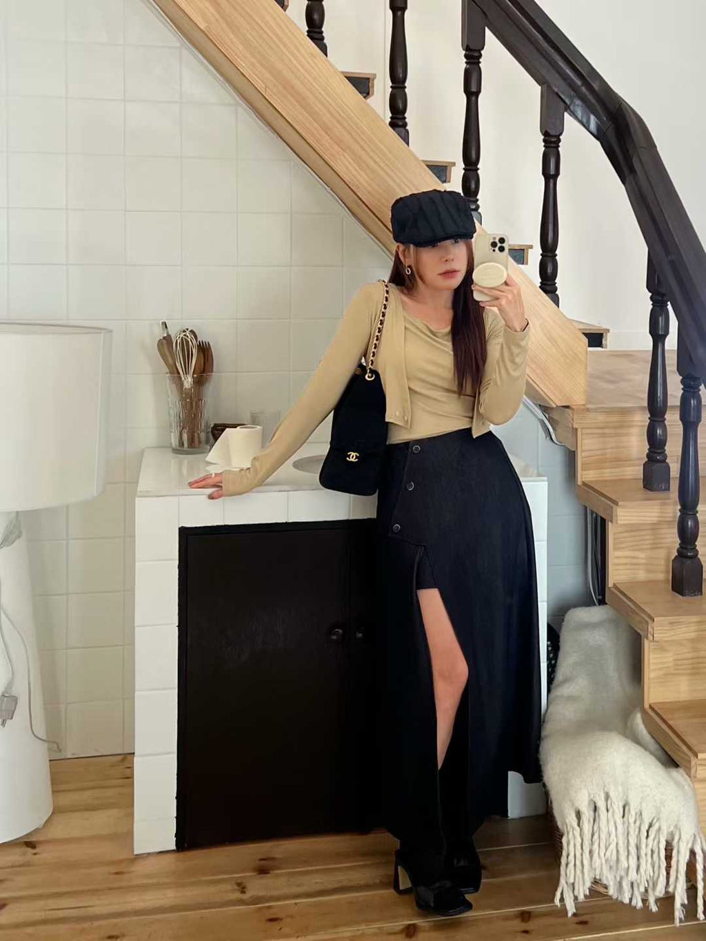 Maxi Slit Skirt