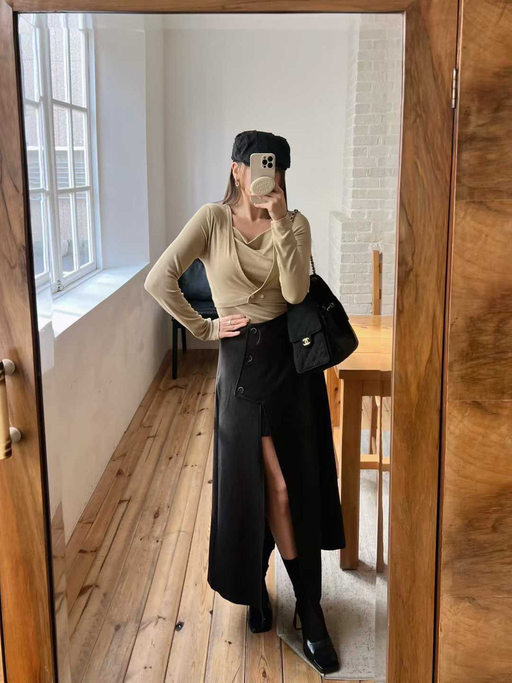 Maxi Slit Skirt