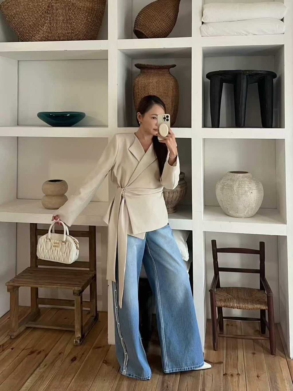 Tied Fit Blazer