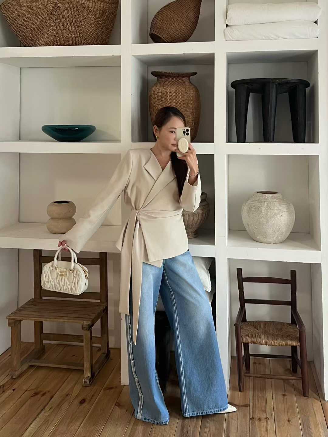 Tied Fit Blazer