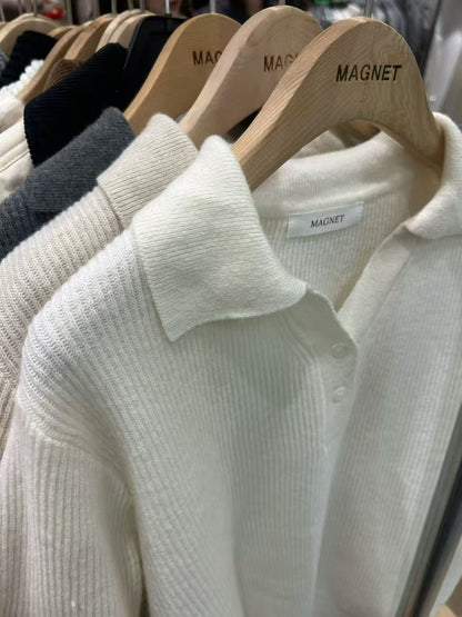 Collar Neck wool Top