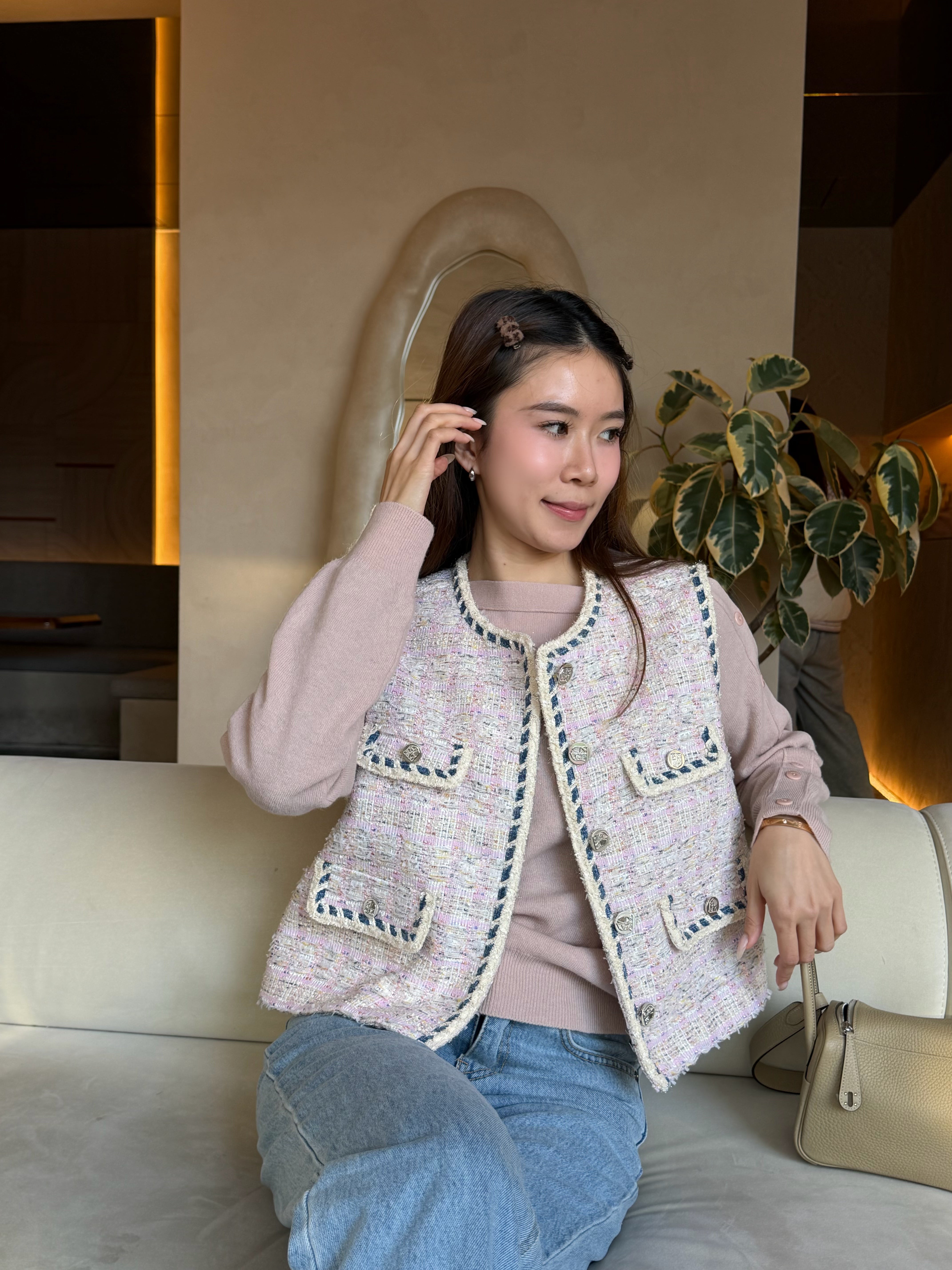 New Year Tweed Vest – ashchicofficial