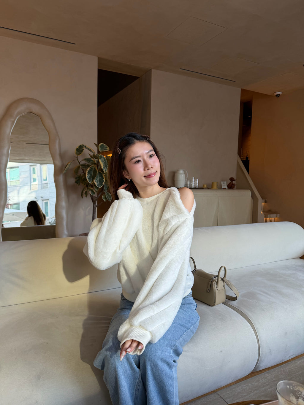 Fluffy Bear Holes Sweater