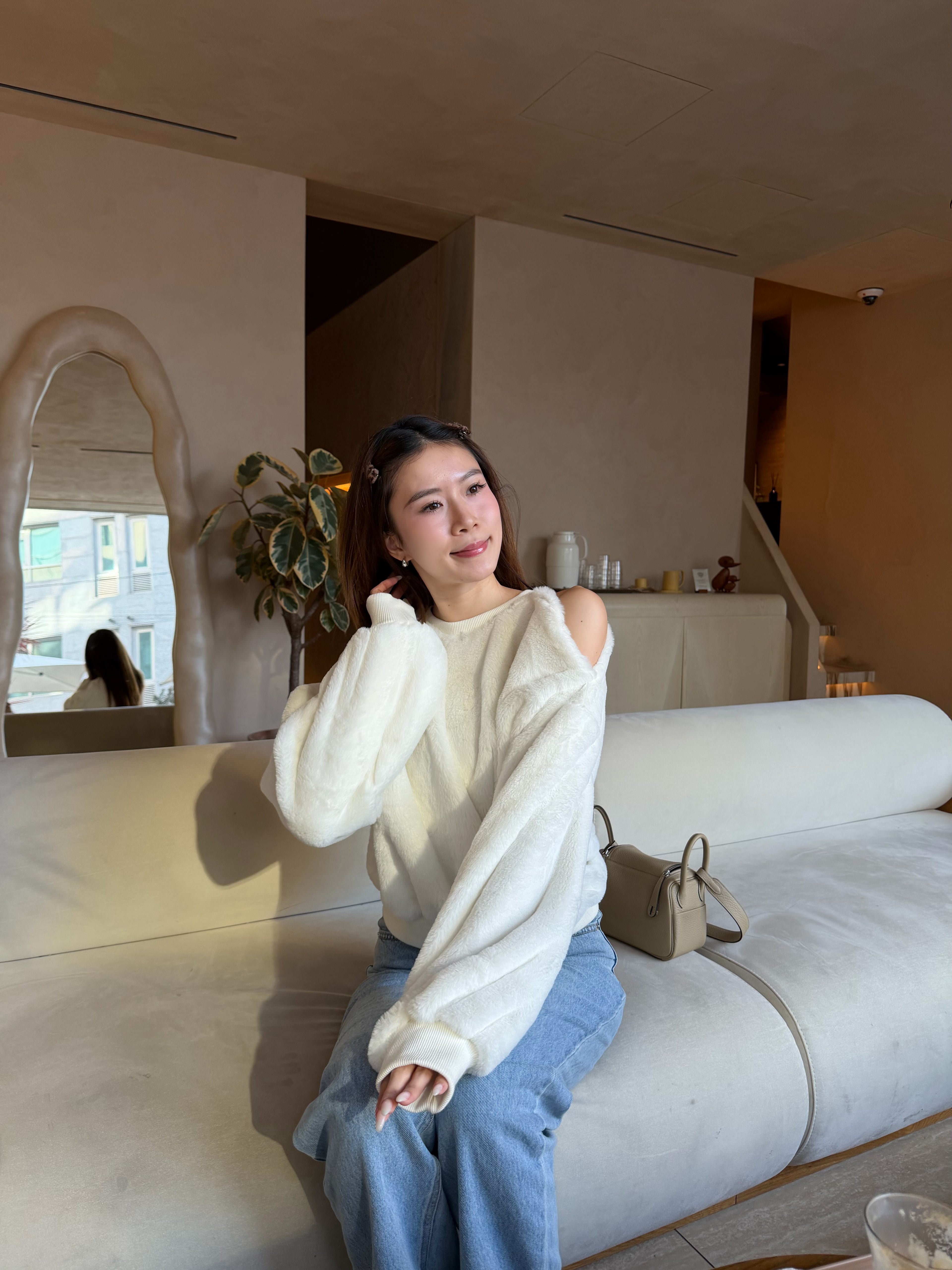 Fluffy Bear Holes Sweater