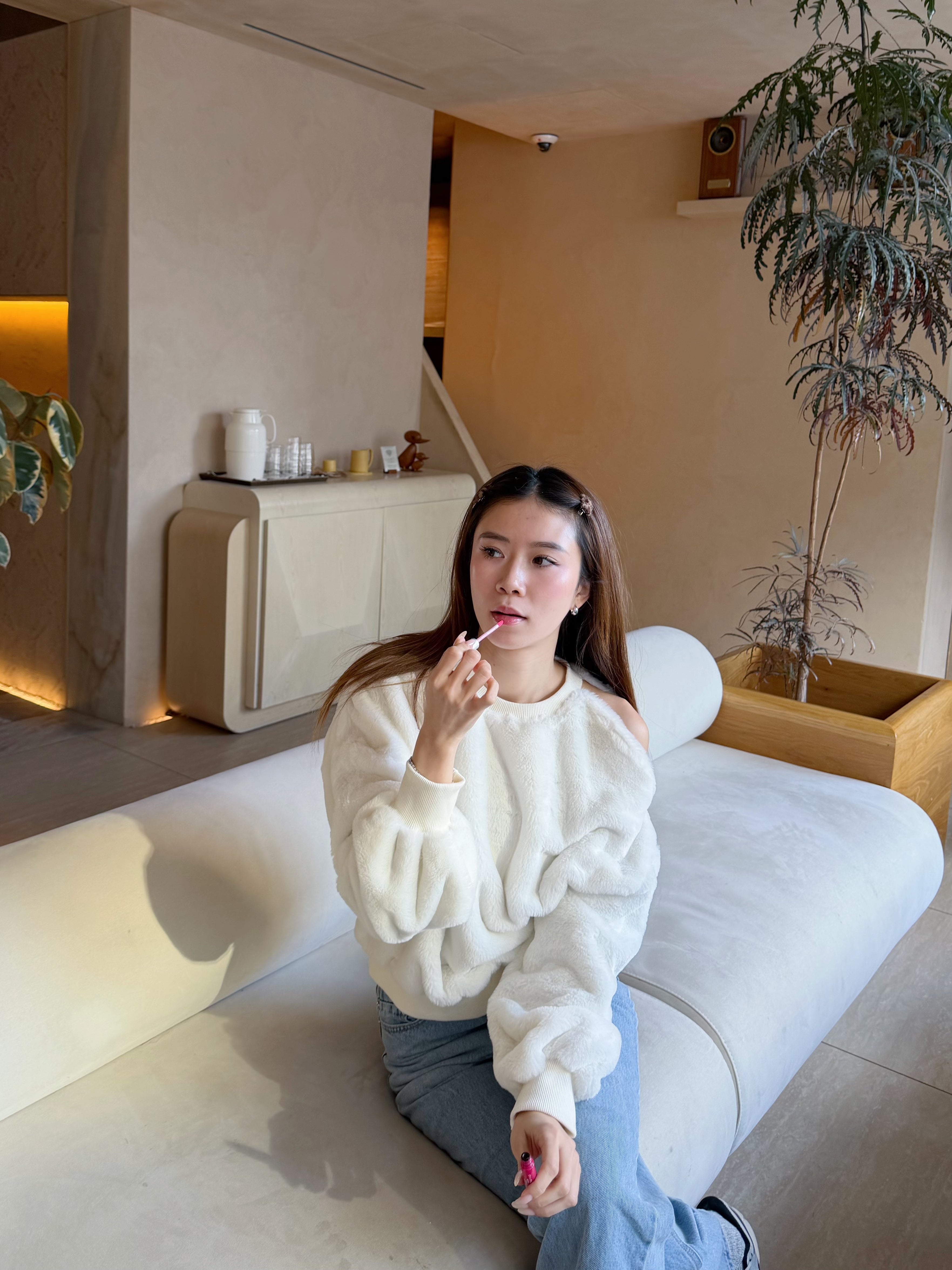 Fluffy Bear Holes Sweater
