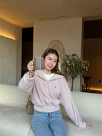 Pinky Peachy Layered Sweater