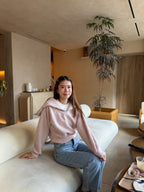 Pinky Peachy Layered Sweater