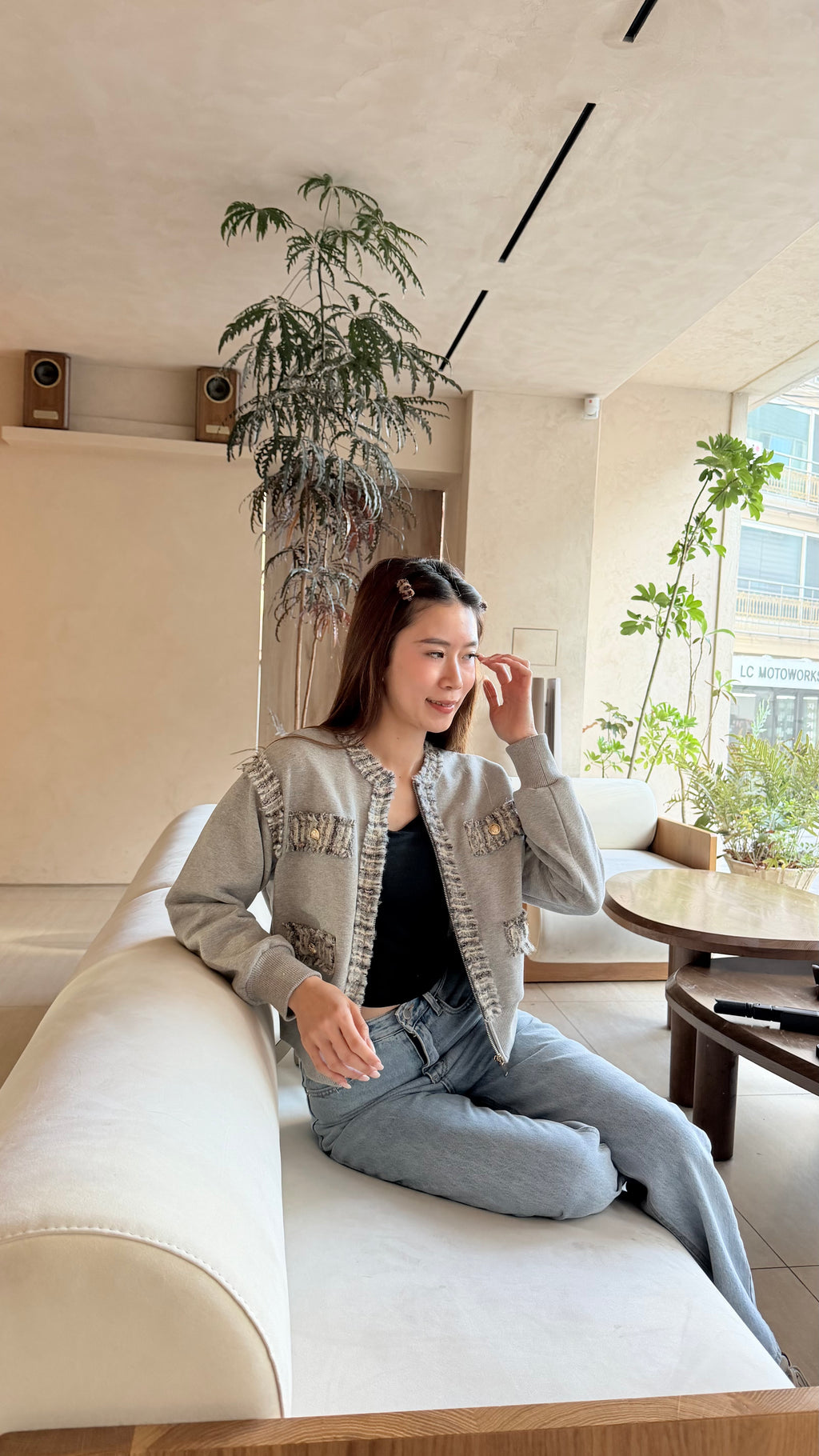 Tweed Cotton Jacket