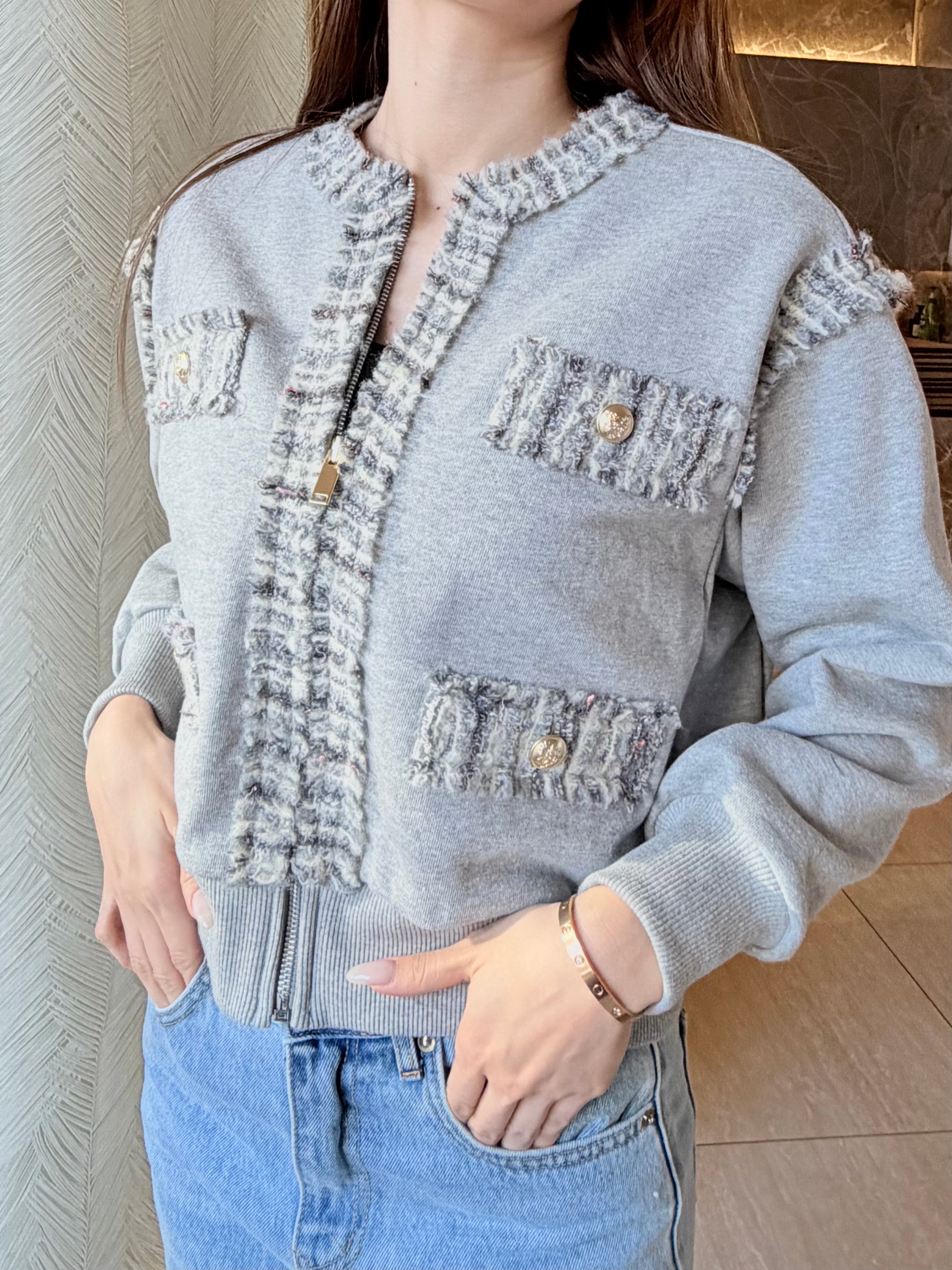 Tweed Cotton Jacket