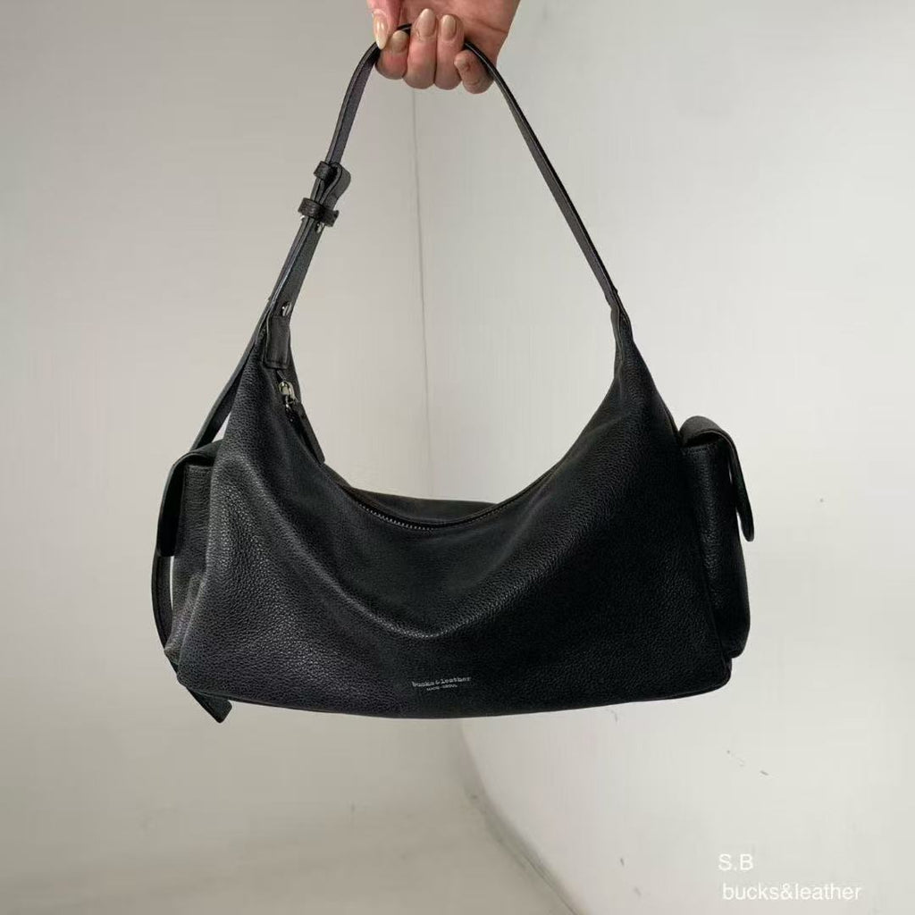 26SS Cargo On Shoulder Leather Bag