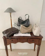 26SS Office Leather Bag 亮面牛皮￼