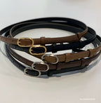 26SS B&L Thin Leather Belt